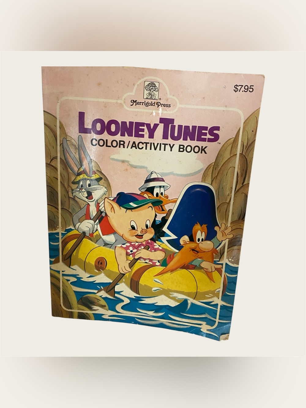 Vintage 1988 Looney Tunes Color Activity Coloring Book Merrigold Press Used